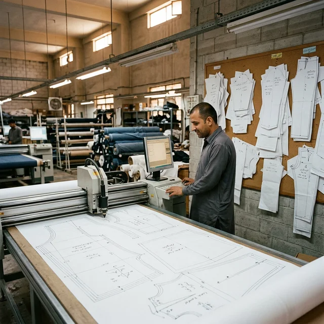bespoke garment manufacturing OEM factory floor Sialkot