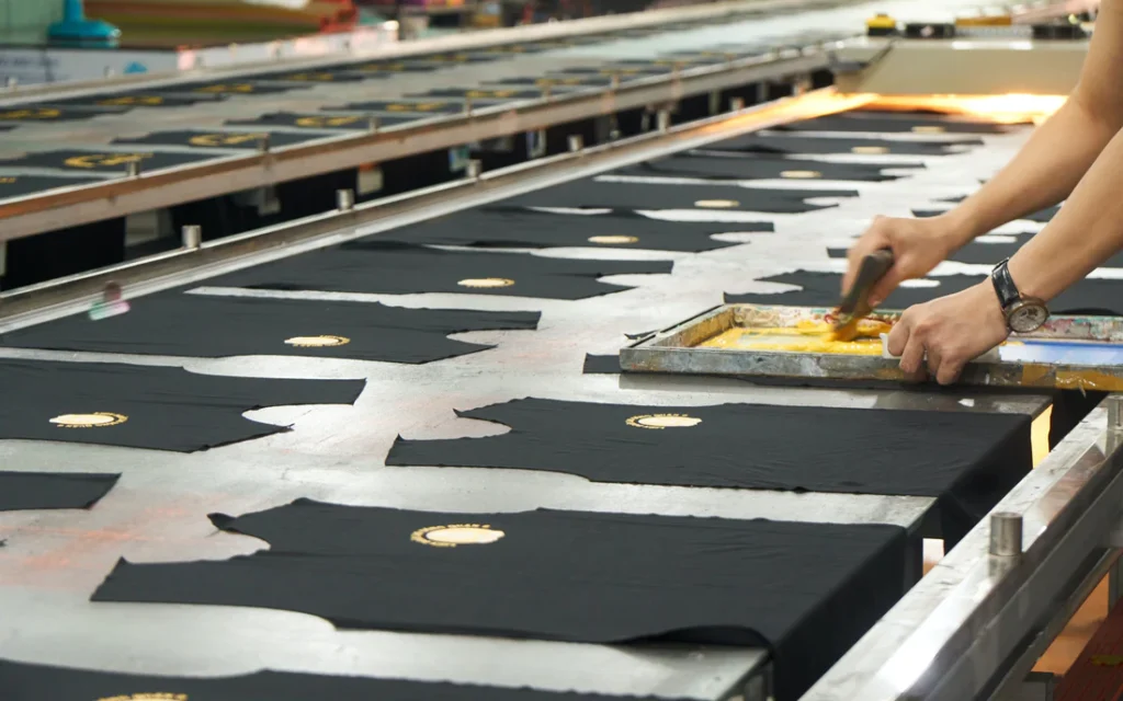 bulk screen printing manufacturer apparel production line - Feaxe Sports