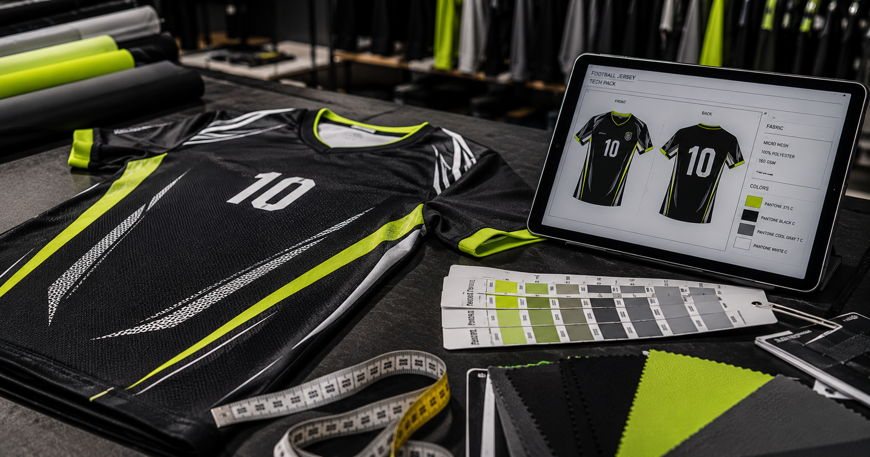 custom football uniform manufacturing factory production