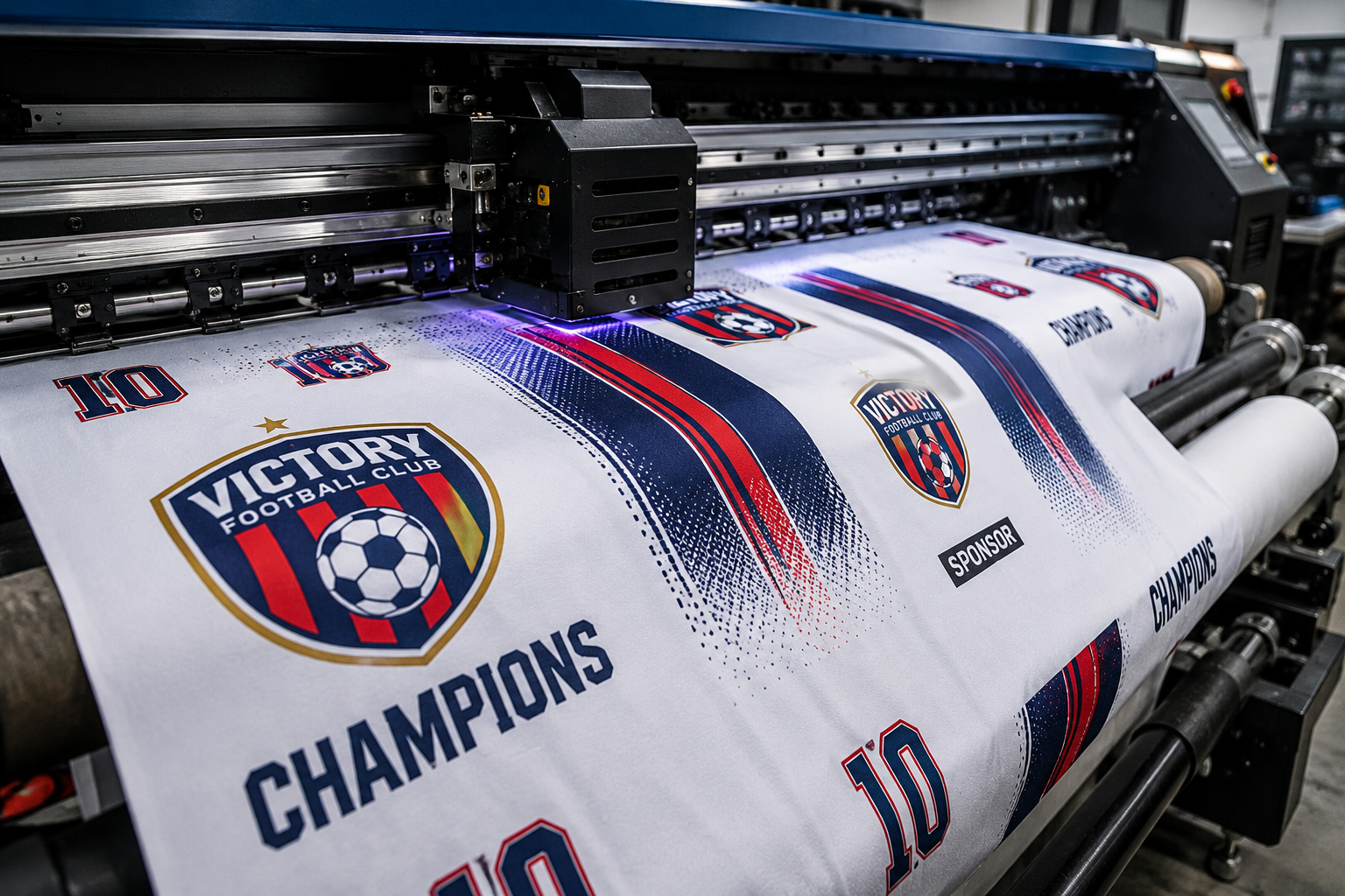 Custom Football Uniform Manufacturing: A Complete B2B Sourcing Guide 4 dye sublimation football uniform printing process