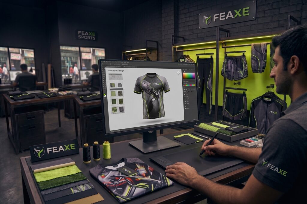 Custom Sportswear Manufacturer producing premium athletic apparel